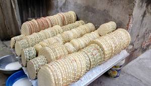 Cesta de bambú Natural vietnamita para el hogar y decoración del jardín, cesta artesanal de Bambú - Product Image 5