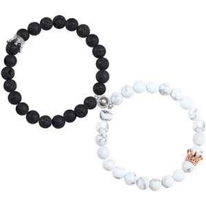 Magnetic Couple <strong>Bracelet</strong> Set for Women Men Girl <strong>Bestfriend</strong> Mutual Attraction Beaded <strong>Bracelet</strong> Set Magnet <strong>Bracelet</strong> for Couples Gif - Product Image 5