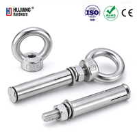 Boulon d'ancrage à expansion en acier inoxydable 304 avec œillet de levage DIN582, anneau de levage pour béton, fixation murale