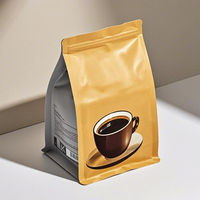 Großhandel Custom Plastic Packaging Bag Kaffee beutel 8 Onz 500gr 2,5 kg 100g 12 Unzen Ventil Reiß verschluss Schwarz Rot Fenster für Tiernahrung