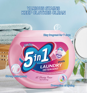 OEM 5 in 1 Eco-Friendly <strong>Laundry</strong> <strong>Detergent</strong> Capsule Wholesale Fragrant Gel <strong>Pods</strong> for Apparel Washing Convenient <strong>Laundry</strong> Washing <strong>Pod</strong> - Product Image 2