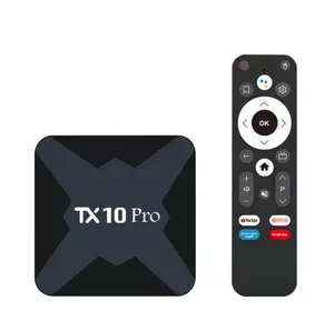 8GB Ram 128GB Rom Tv Box Android 13 Media Player Smart TVBox Quad Core 5G 4K Set-Top Box Tx10 Pro Tv Box Android Tv Certificado