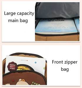 Mochila Escolar de Carpincho de Dibujos Animados Bonita de Gran Venta 2025 para Niños Pequeños al por Mayor Impermeable Ligera y Barata - Product Image 4