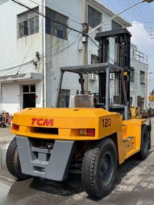 Komatsu/T-o-y-o-t-a/mitsubishi TCM 10/12/15/16/18/20/25 Ton Diesel Used Forklift truck japan engine <b>fork</b> position side shift - Product Image 5