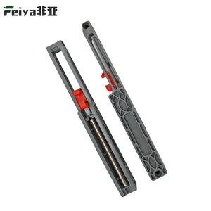 अलमारी कैबिनेट स्लाइडिंग दरवाजा ट्रैक-हाइड्रोलिक बफर मूक स्लाइडिंग हार्डवेयर रोलर के साथ स्लाइडिंग हार्डवेयर - Product Image 5