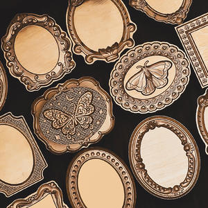 Hot Sells Copper New Pattern Speziell geformter Vintage Foto rahmen Serie Wax Seal Stamp Head - Product Image 1