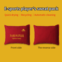 Sac absorbant la transpiration pour esports, sac de séchage, sac de nettoyage pour jeux, sac absorbant la sueur portable, coussin absorbant la transpiration confortable pour le gaming