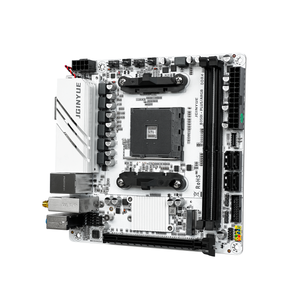 JGINYUE AM4 ITX B350i <span class=keywords><strong>PLUS</strong></span> ARGB เมนบอร์ดสำหรับ R3/R5/R7/<span class=keywords><strong>R9</strong></span> ซีรีส์ 1/2/3/4/5 CPU DDR4 RAM 32GB PCI-E 3.0 เดสก์ท็อปพีซี - Product Image 6