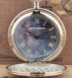 Vỏ sò nam và nữ phổ quát màu đỏ cổ điển màu Đỏ kim cương bỏ túi đồng hồ thạch anh bỏ túi - Product Image 6