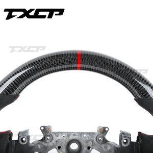 Volant personnalisé en fibre de carbone et cuir perforé 2009+ adapté à Nissan 350Z <span class=keywords><strong>370Z</strong></span> - Product Image 2