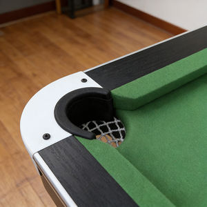 Mesa de billar profesional S.Q.F de 6 pies con tapete verde y marco de madera maciza para uso doméstico y en clubes. - Product Image 5