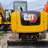 Mini-excavatrice sur chenilles d'occasion CAT305.5e2/CAT305.5E de 5,5 tonnes avec moteur de 34,1 kW et godet de 0,22 m³ à vendre - Conforme EPA/CE - Excellent rapport qualité-prix