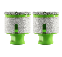 Foret à noyau brasé sous vide pour le perçage, le façonnage et le meulage de trous, accessoires de puissance pour outils de carrelage et de menuiserie, en métal