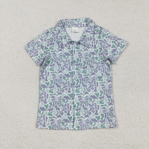 5 Estilos de Camisetas Polo de Manga Corta con Botones y Camuflaje del Sur para Bebés Niños - Product Image 4
