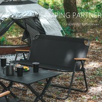 Portable 2 Places Pliable Balançoire Chaise Extérieure Pliante Chaise De Camping En Plein Air Durable