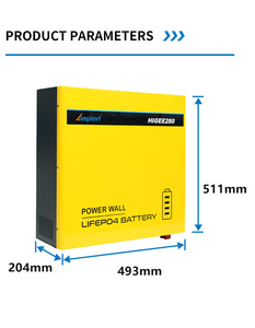 แบตเตอรี่ลิเธียมเกรด A BMS Smart 300Ah 7.7KWH 24v RS485 CAN สำหรับเก็บพลังงานภายในบ้าน ชุดแบตเตอรี่ลิเธียมไอรอน - Product Image 2