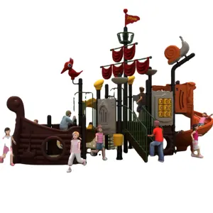 Feiyou juegos infantiles City Park Kombinierter Rutsch-Kinderspiel platz für Kunststoff-Rutsch geräte im Innen-und Außenbereich