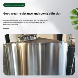 Peinture d'apprêt jaune époxy-zinc anticorrosion pour structures métalliques en acier, revêtement industriel marin - Product Image 3