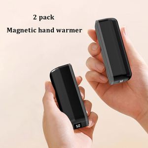 Calentador de Manos Portátil Recargable por USB, Magnético, Eléctrico, con Termostato Ajustable, 5200 mAh, Paquete de 2, Certificación CE, RoHS, KC, para Uso Doméstico y al Aire Libre - Product Image 2