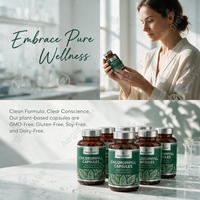 AegleWell Complément de Chlorophylle en Capsules 100mg Formule Végétale Naturelle Végétalien Sans OGM 60 Capsules Soutien Quotidien au Bien-être