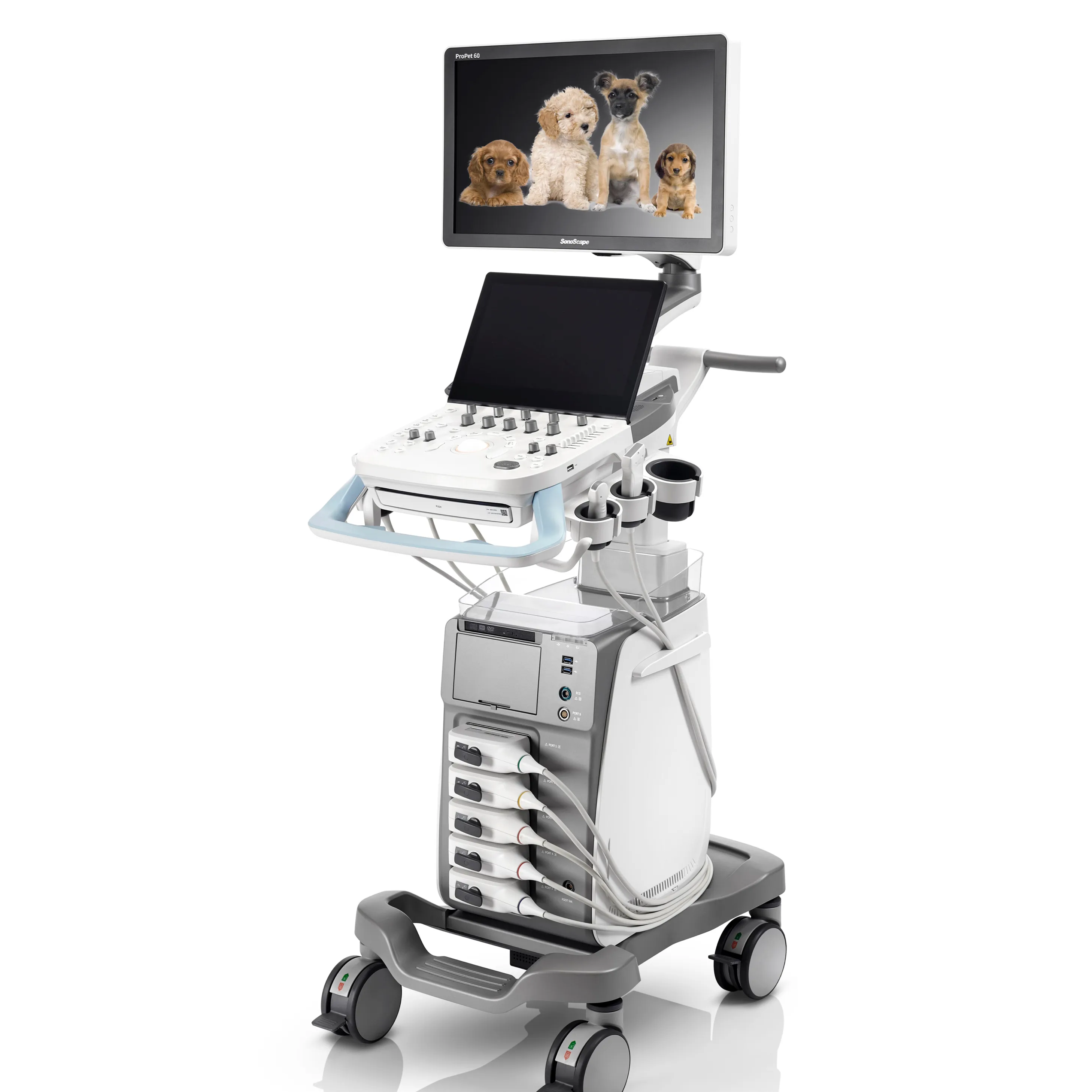 Sonosape-máquina de ultrasonido veterinario profesional propet60, para uso animal con sonda rectal microconvexa