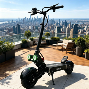 Trottinette électrique tout-terrain Geofought M7 de 11 pouces, réglable en hauteur, pour adultes, 60V 30AH 40AH, double moteur, 60-120KM, pliable - Product Image 1
