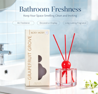 200ml Home Fragrance Rietdiffuser Elegante Glazen Fles Fruitgeur Luchtverfrisser Rietdiffuser Met Luxe Geschenkverpakking