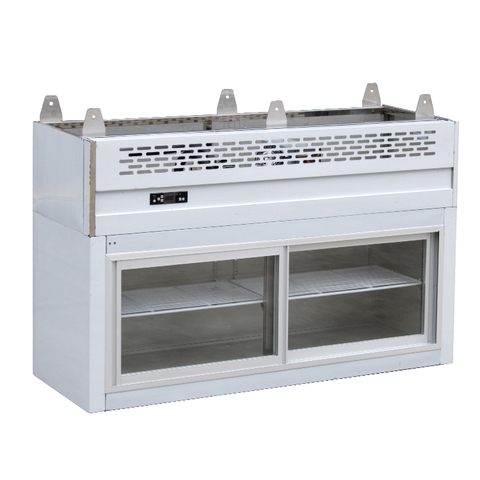 Wall Mounted Stainless Steel Commercial Freezer Ceiling Hanging Refrigerator Chiller Showcase for Restaurant & Kitchen Use