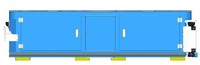 AGV de levage robuste 60T pour la manutention de conteneurs de stockage d'énergie, avec suspension servo-hydraulique basse tension, omnidirectionnel, IP65