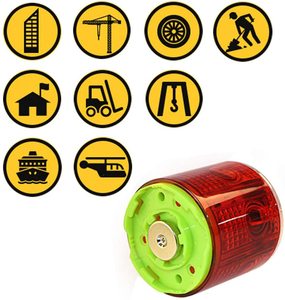 Luz de advertencia estroboscópica Solar LED para construcción, luz de advertencia automática de seguridad para tráfico en carretera - Product Image 2