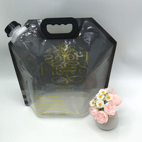 Pochettes à bec verseur en aluminium de qualité alimentaire, résistantes à l'alcool et anti-fuite, de 1L, 3L, 5L pour Baijiu et Vin