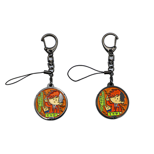Etiquetas de Llavero Personalizadas de Metal con Diseño de Anime, Dibujos Animados, Niño Lindo, Pez Diablo, Pulpo, Etiquetas para Bolsos, Etiquetas para Cordones de Teléfono - Product Image 3