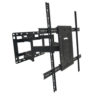Braket Dinding TV D90 yang Dapat Dilepas, Dapat Diputar, dan Dapat Diperpanjang, Cocok untuk TV 32"-85"
