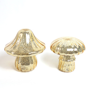 clear Glass Mushroom Figurine Art <strong>Light</strong> <strong>up</strong> Easter Mushroom <strong>Ornament</strong> Easter Mushroom with Led <strong>Light</strong> - Product Image 6