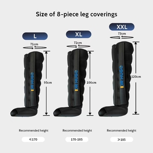 Appareil de massage des jambes DR.HUGO Flowave L8 avec bottes à compression d'air pour soulager les douleurs, la récupération et l'utilisation à domicile - Product Image 2