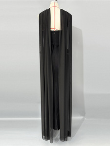 GX- Nuovo <span class=keywords><strong>Abito</strong></span> - Abbigliamento Femminile alla Moda dall'Europa e dall'America, <span class=keywords><strong>con</strong></span> <span class=keywords><strong>Spacco</strong></span> e Gonna Lunga, Adatto per Occasioni Serali. - Product Image 3