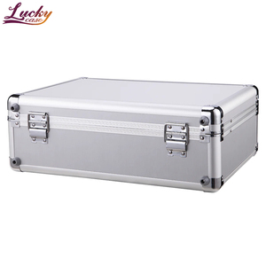 Caja de <span class=keywords><strong>Herramientas</strong></span> de aluminio multifuncional, maletín duro con marco de Metal, caja de almacenamiento, maletín resistente y duradero para ordenador portátil - Product Image 1