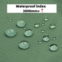 Foerstine fabricant Vente en gros grand parasol imperméable ultraléger auvent abri extérieur survie 3*3m tente de camping bâche