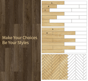 Thân thiện với môi <span class=keywords><strong>PVC</strong></span> gạch LVT sàn keo xuống Vinyl cho sử dụng trong nhà cho các trường học và phòng khách với kết cấu đồng bằng - Product Image 5