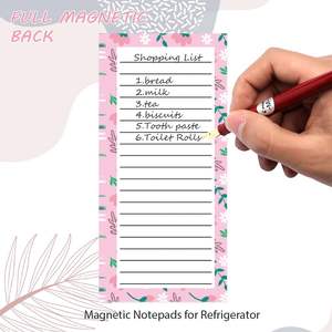 Taccuini magnetici Per frigorifero, tamponi magnetici Per promemoria con Design <span class=keywords><strong>a</strong></span> magnete completo, 50 fogli Per appunti da fare - Product Image 3