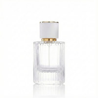 Flacons de parfum cylindriques modernes et simples personnalisés Tiumsen 30ml 50ml 100ml en verre transparent avec pulvérisateur et diffuseur à bâtonnets