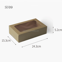 Boîte à sushi pliable écologique, conteneur à emporter en carton robuste avec couvercle anti-buée, idéal pour la nourriture japonaise, boîte à sushi