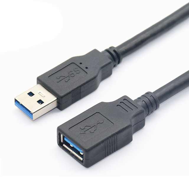 3FT 1m USB 3.0 Male to Female Extension Cable USB3.0 AM to USB3.0 AF M/F Extension Data Transfer Sync Extender Cord Cable