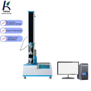 Máquina <span class=keywords><strong>de</strong></span> Ensayo <span class=keywords><strong>de</strong></span> Tracción Electrónica Automatizada Computarizada <span class=keywords><strong>de</strong></span> Columna Única para Materiales Universales <span class=keywords><strong>de</strong></span> Caucho - Product Image 1