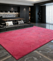Tapis d'usine personnalisés, design moderne, luxe, hôtel étoilé, hall, mur à mur, antidérapant, gaufré, polyester, latex, usage domestique, tapis de 4 m