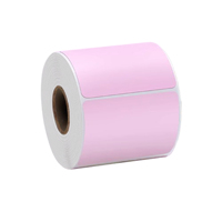 Étiquettes adhésives 1,57 x 1,18 pouces (40 x 30 mm) pour imprimante thermique, rose/bleu/khaki/vert/jaune/violet, pour usages multiples