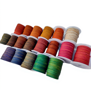 Antique 100% Pure Leather Cord Custom Sizes DIY Jewelry Braiding Lacing Craft Accessories Beads Findings Packaged Bag RELIANCE - Product Image 1