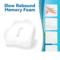 Coussin de siège ergonomique en mousse à mémoire de forme pour voiture, personnalisé OEM, pour soulager la douleur du coccyx et la pression