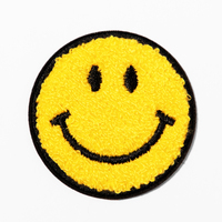 Patch brodé personnalisé avec logo, badge thermocollant pour sweat à capuche, lettres personnalisées en chenille, patchs de motivation pour chapeaux