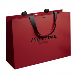 Bolsa <span class=keywords><strong>de</strong></span> <span class=keywords><strong>Papel</strong></span> <span class=keywords><strong>de</strong></span> Alta Gama con Asas para Compras, Logotipo Impreso Personalizado, Extra Grande, Gruesa, Bolsa <span class=keywords><strong>de</strong></span> Embalaje <span class=keywords><strong>de</strong></span> <span class=keywords><strong>Papel</strong></span> Personalizada al <span class=keywords><strong>por</strong></span> <span class=keywords><strong>Mayor</strong></span> - Product Image 2